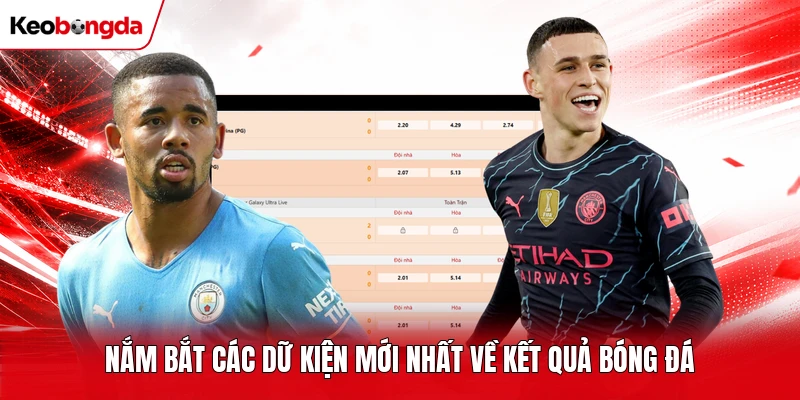 Nắm bắt các dữ kiện mới nhất về kết quả bóng đá