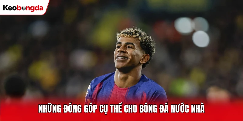 Những đóng góp cụ thể cho bóng đá nước nhà