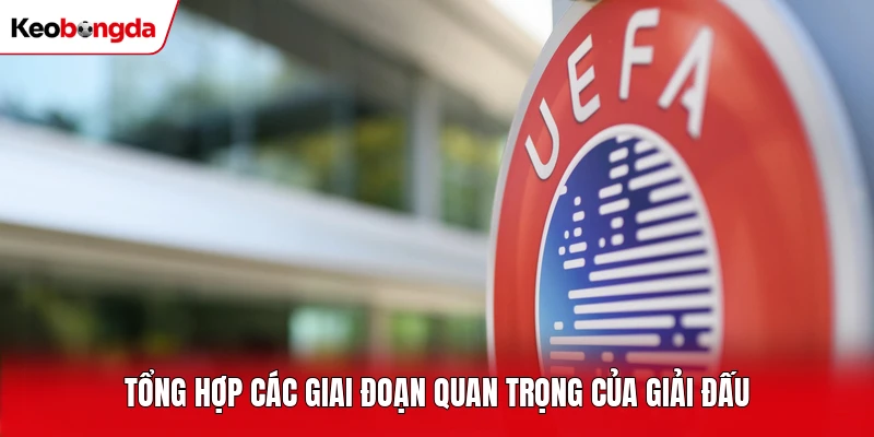 Tổng hợp các giai đoạn quan trọng của giải đấu